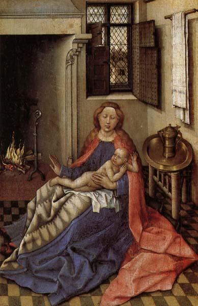 Robert Campin Madonna and Child Befor a Fireplace china oil painting image